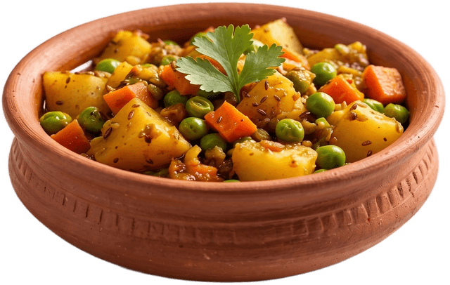 Alu Matar plate
